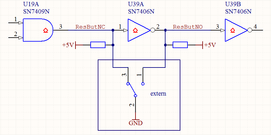 Reset Button Schematic